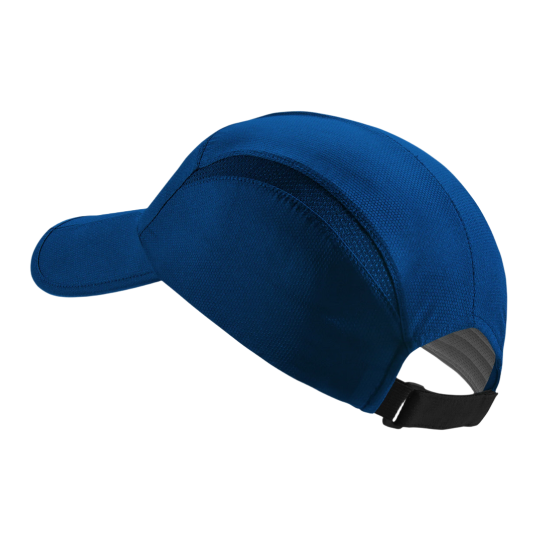 Run Cap, Blue, Back View