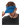 Run Visor, Blue, Front Alternate View, Men