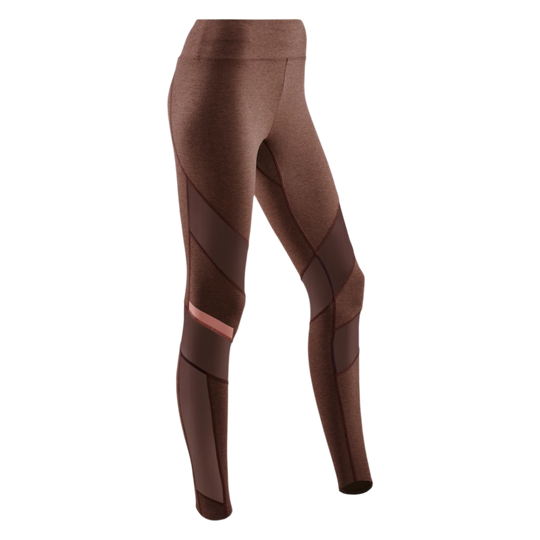 Training Tights, Women, Rose, Front View