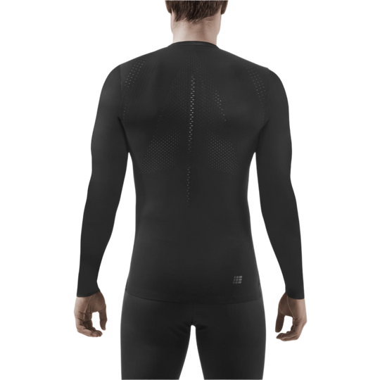 Ultralight Long Sleeve Shirt, Men, Black, Back View Model