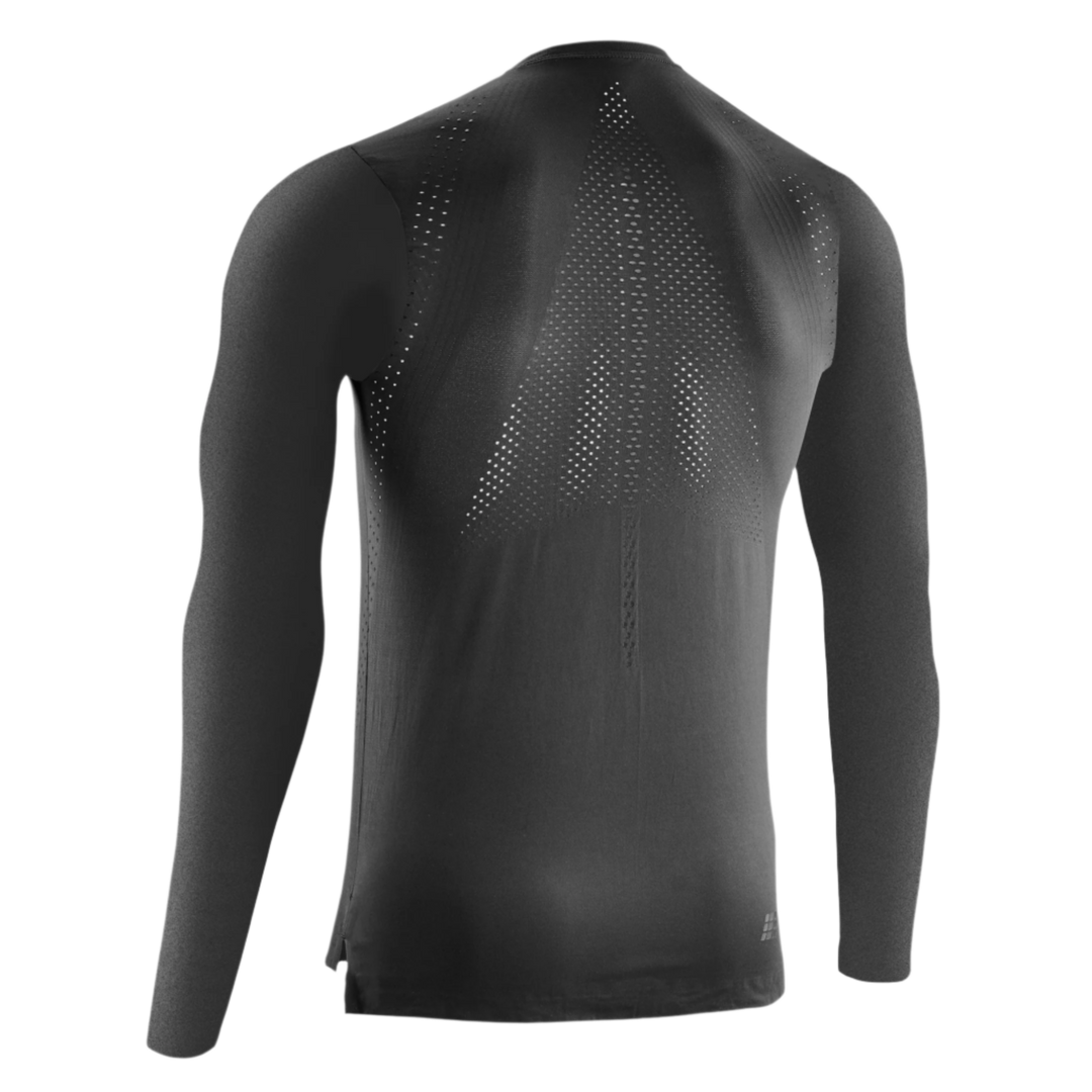 Ultralight Long Sleeve Shirt, Men, Black, Back View