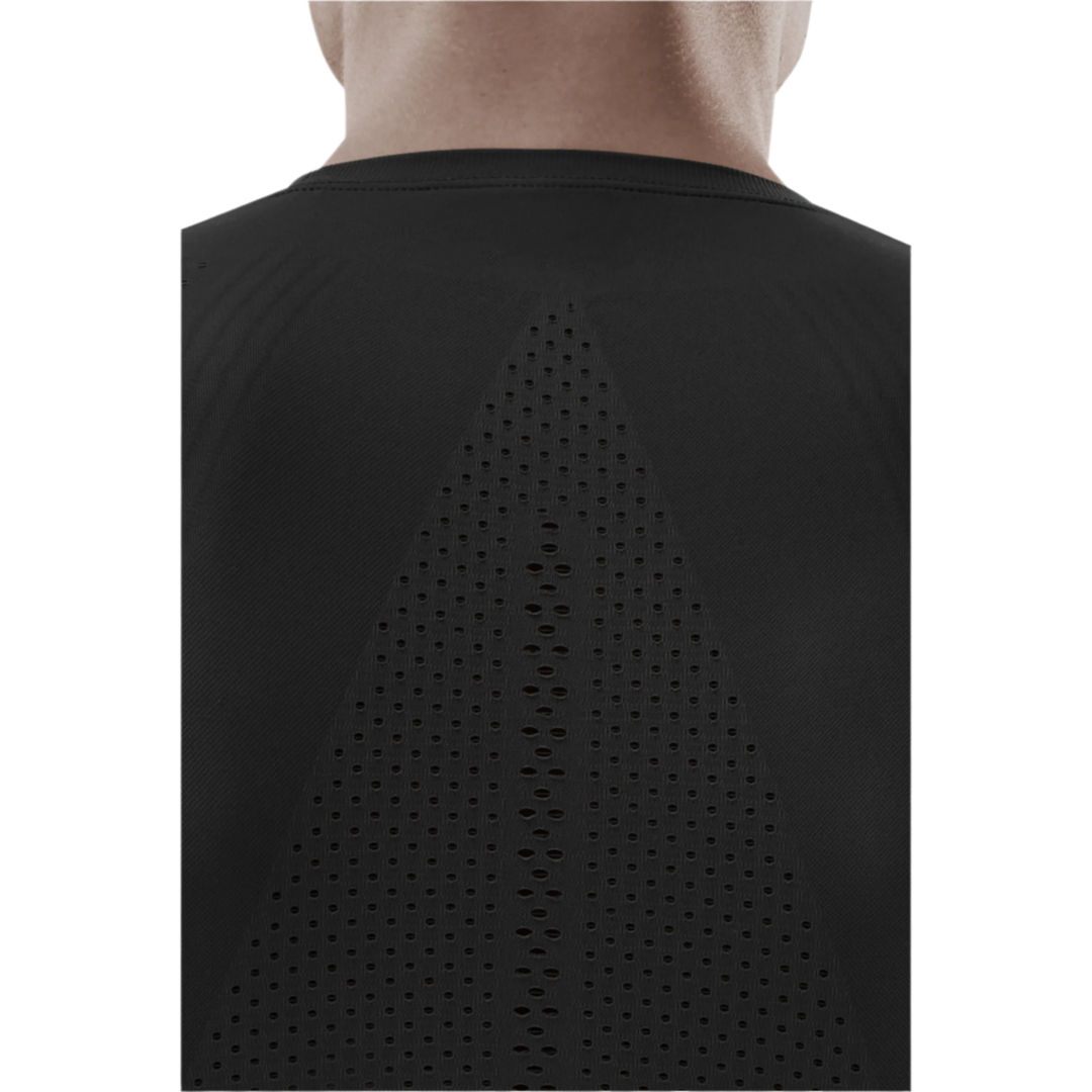 Ultralight Long Sleeve Shirt, Men, Black, Back Detail