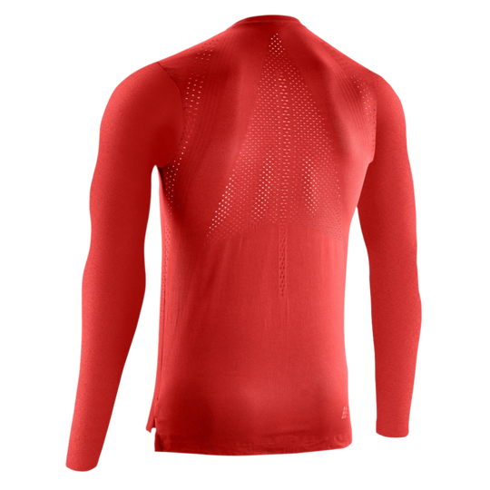 Ultralight Long Sleeve Shirt, Men, Lava, Back View