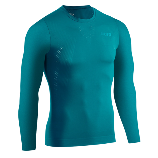 Ultralight Long Sleeve Shirt, Men, Petrol, Front View