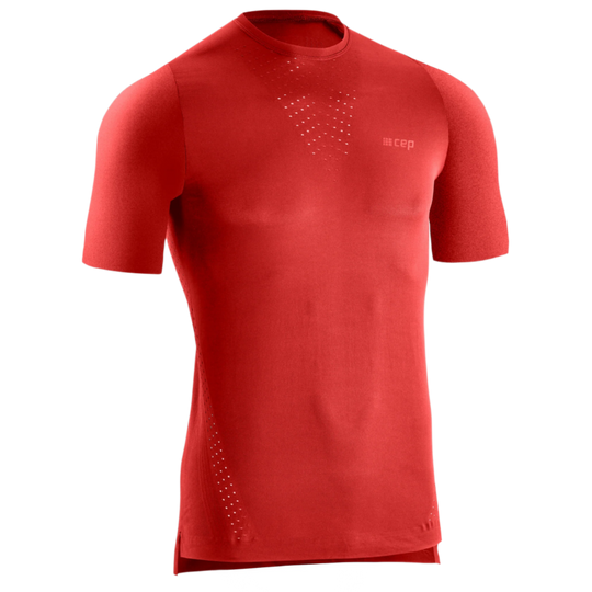 Ultralight Short Sleeve Shirt, Men, Lava, Front View