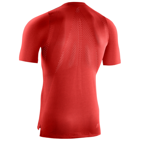 Ultralight Short Sleeve Shirt, Men, Lava, Back View