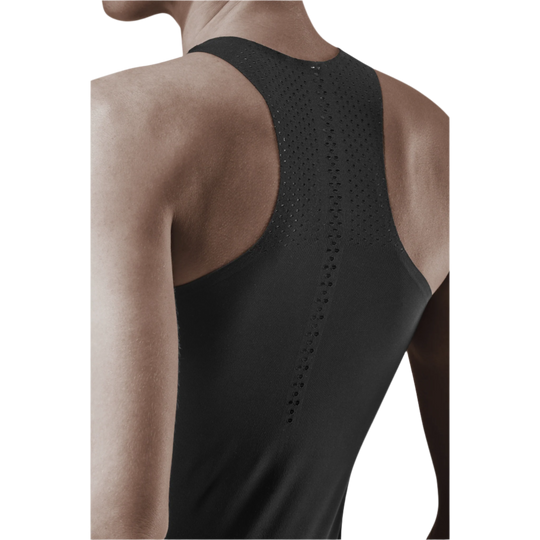 Ultralight Tank Top, Women, Black, Back Detail Alternate View