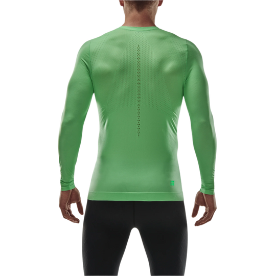 Ultralight Long Sleeve Shirt, Men, Green, Back View Model