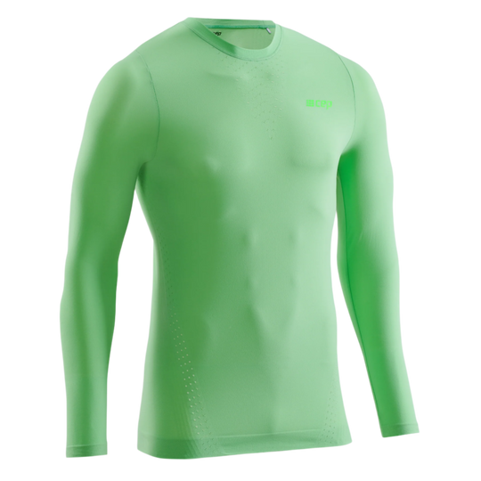 Ultralight Long Sleeve Shirt, Men, Green, Front View