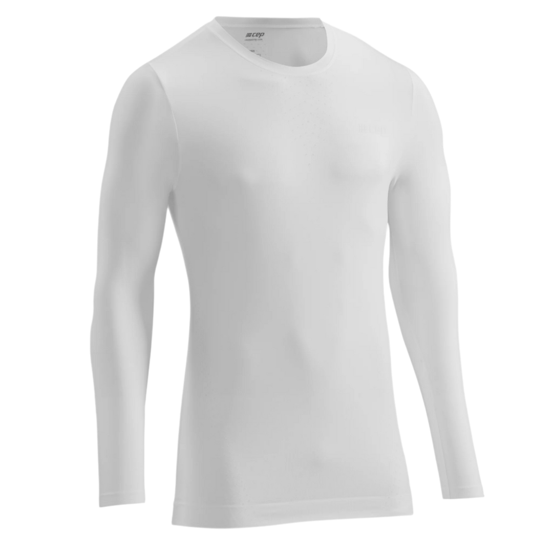 Ultralight Long Sleeve Shirt, Men, White, Front View