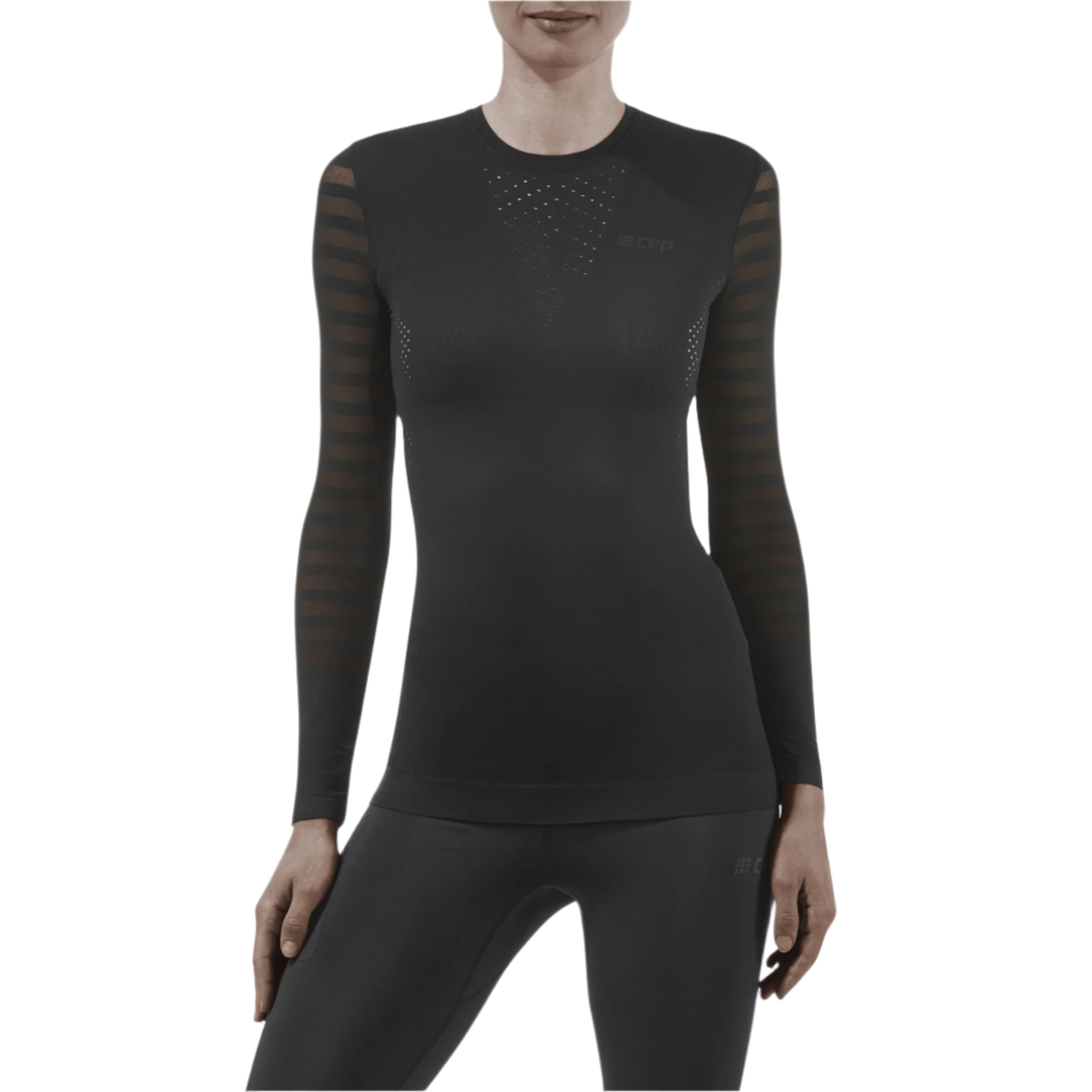 Ultralight Long Sleeve Shirt, Women, Black