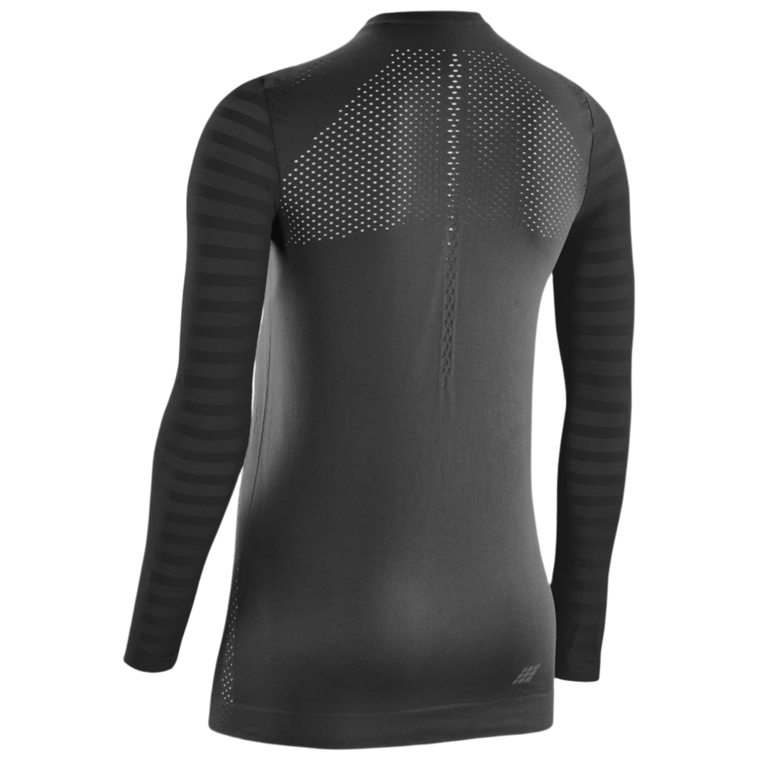 Ultralight Long Sleeve Shirt, Women, Black, Back View