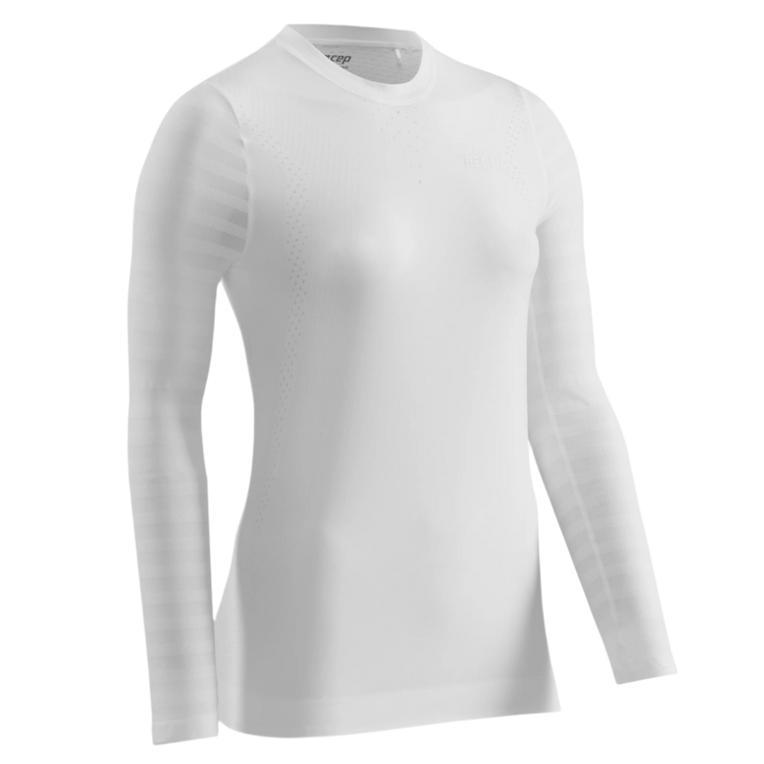 Ultralight Long Sleeve Shirt, Women, White, Front View