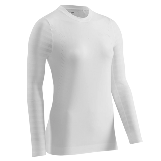 Ultralight Long Sleeve Shirt, Women, White, Front View