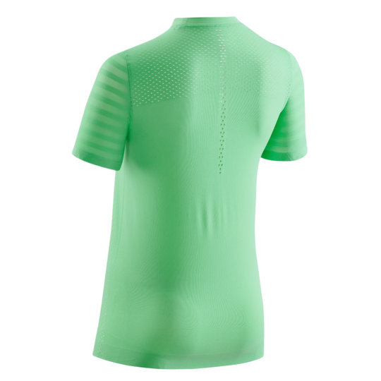 Ultralight Short Sleeve Shirt, Women, Green, Back View