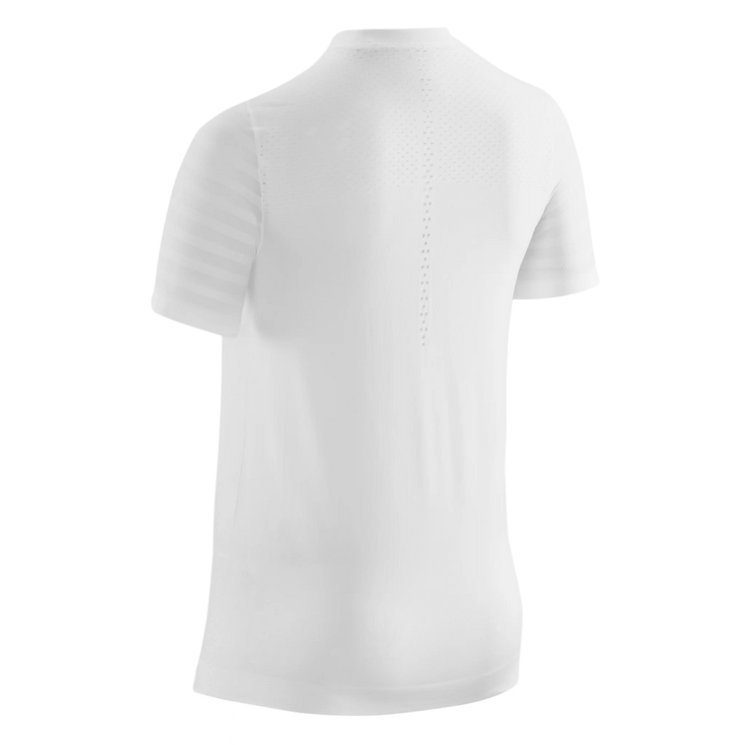 Ultralight Short Sleeve Shirt, Women, White, Back View