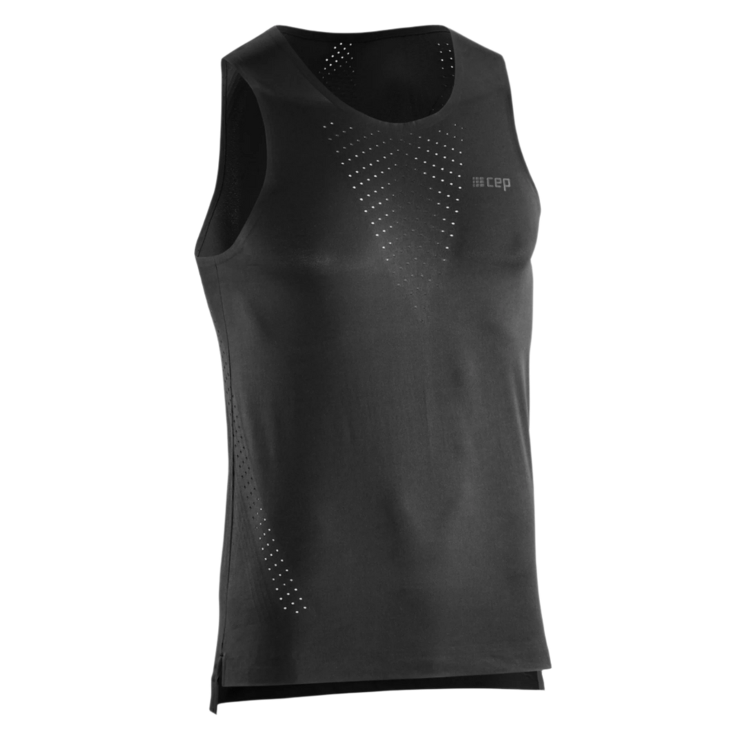 Ultralight Tank Top, Men, Black, Front View