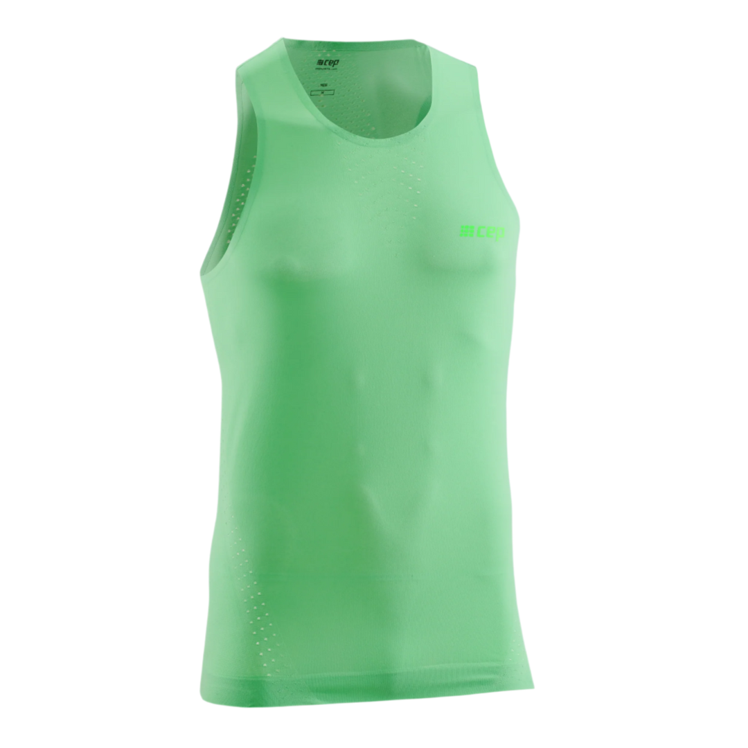 Ultralight Tank Top, Men, Green, Front View