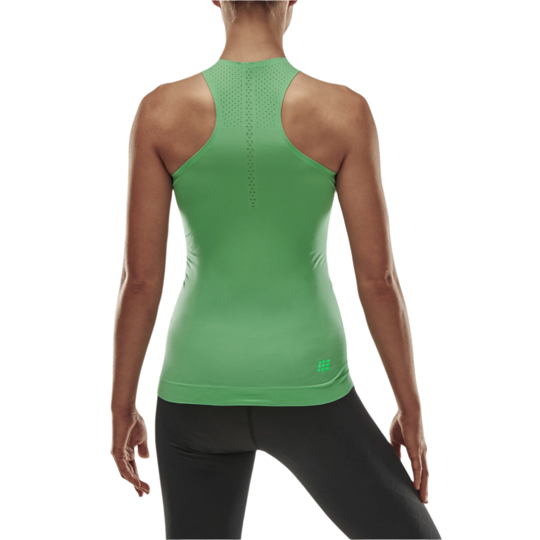 Ultralight Tank Top, Women, Green, Back View Model