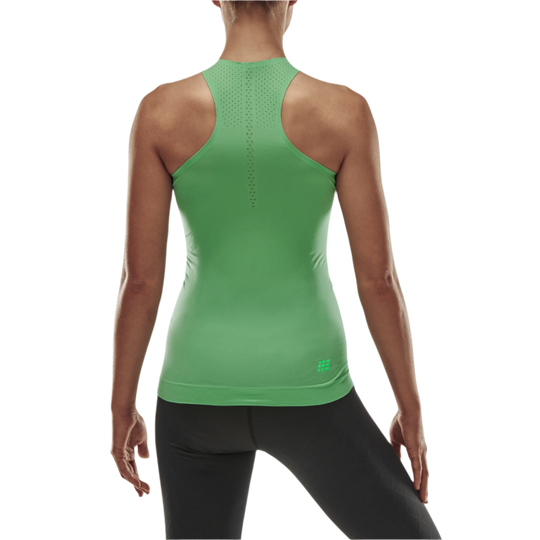 Ultralight Tank Top, Women, Green, Back View Model